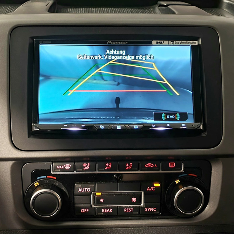 Die Rückfahrkamera konnte übernommen werden.