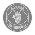 saab logo grau