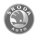 skoda logo grau